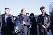 اعزام کاروان «لبیک با امام» با حضور خانواده معظم شهدای جنگ رمضان
